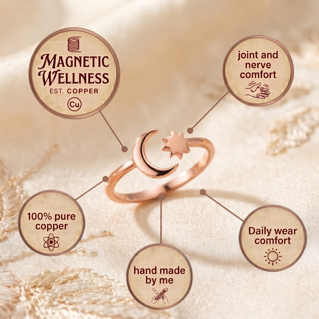 Mary's Lunar Copper Toe Ring