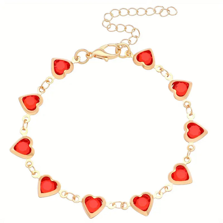 Ophelyra Garnetelle Bracelet | Gold
