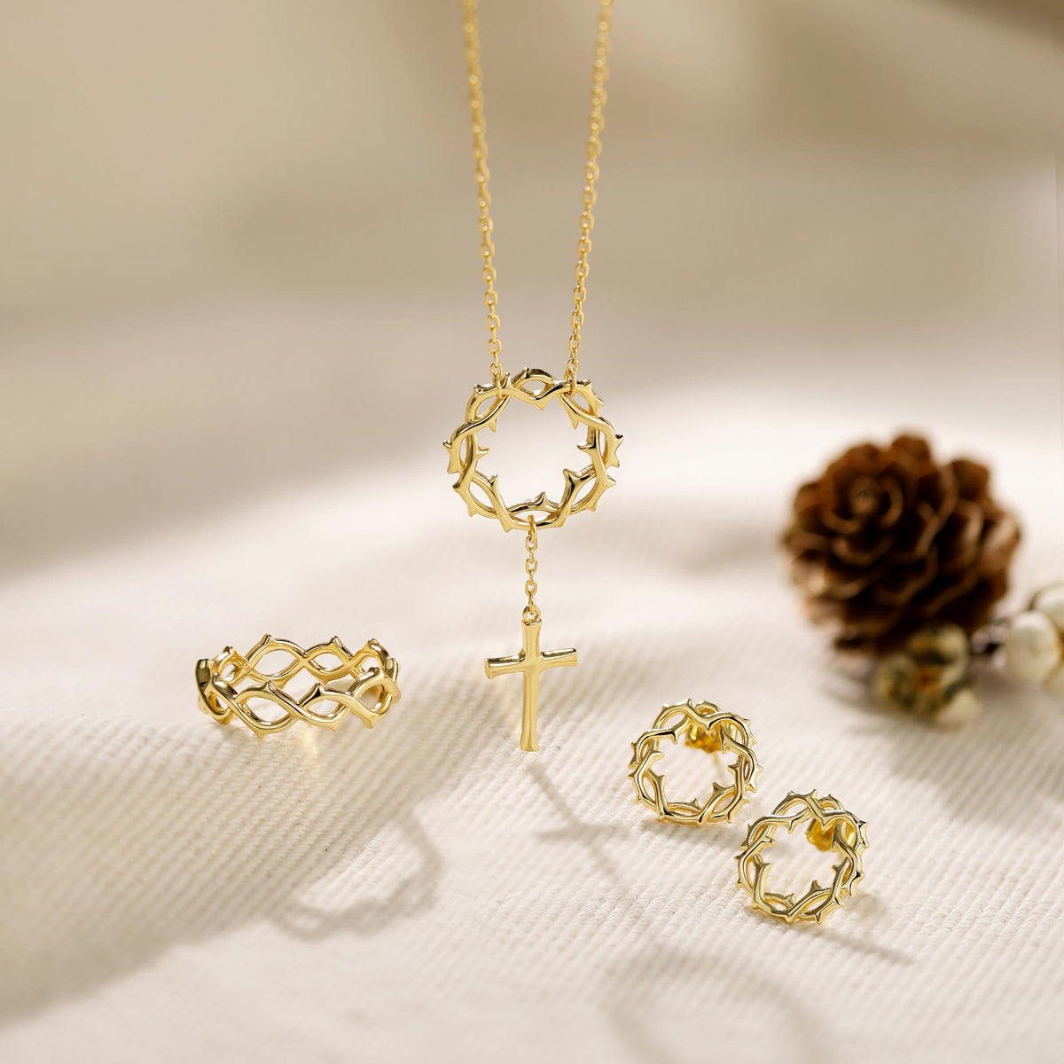 Crown of Thorns Earrings