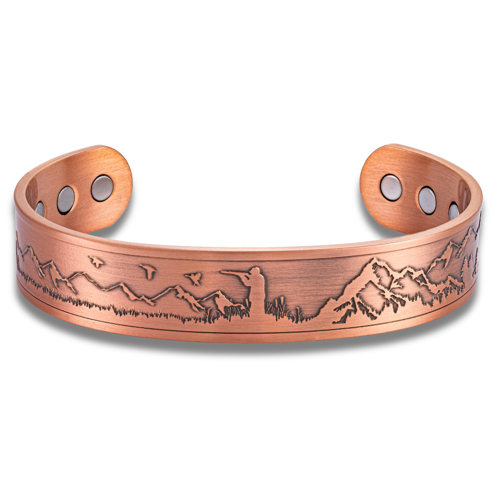 Willis Judd Mens Copper Bangle Hunter Bracelet