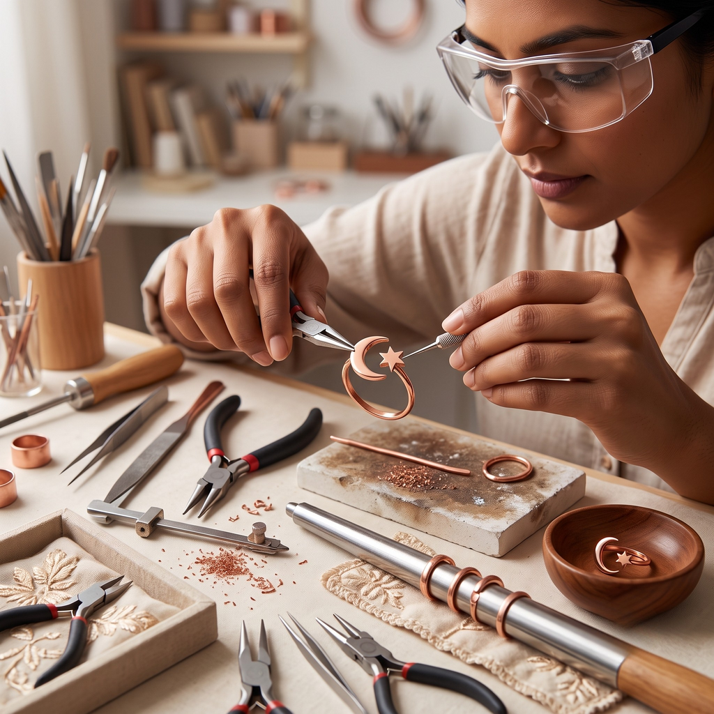 Mary's Lunar Copper Toe Ring