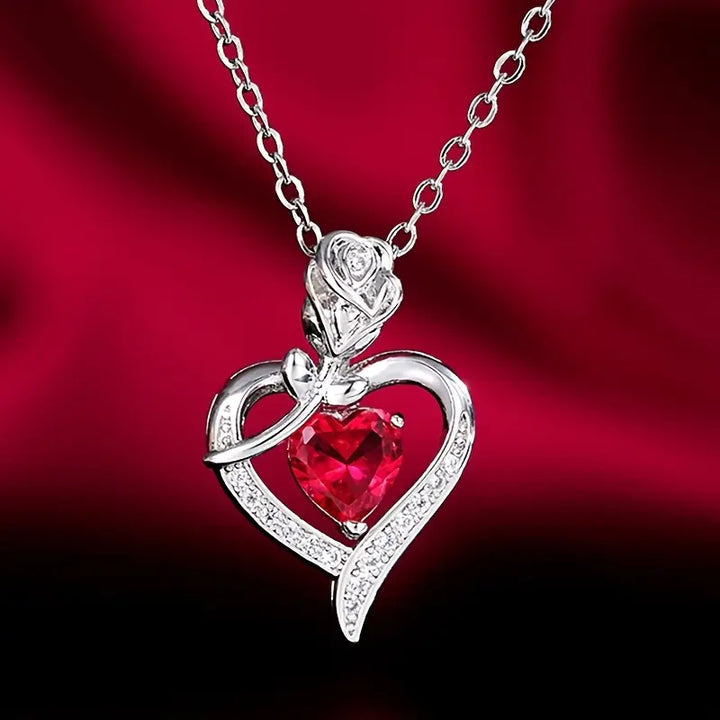 Rosira Emberveil Necklace | White Gold