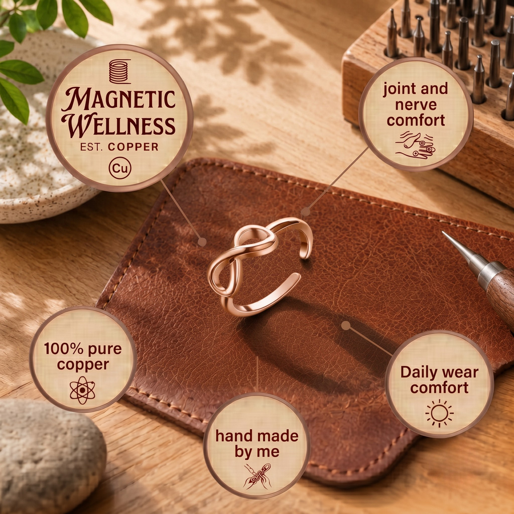 Mary's Loop Copper Toe Ring