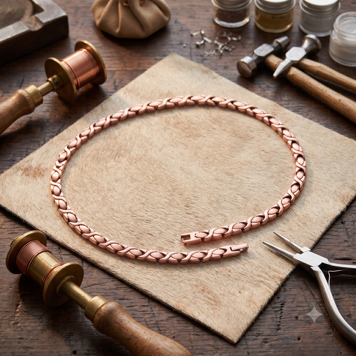 Patricia's Pine Copper Necklace.