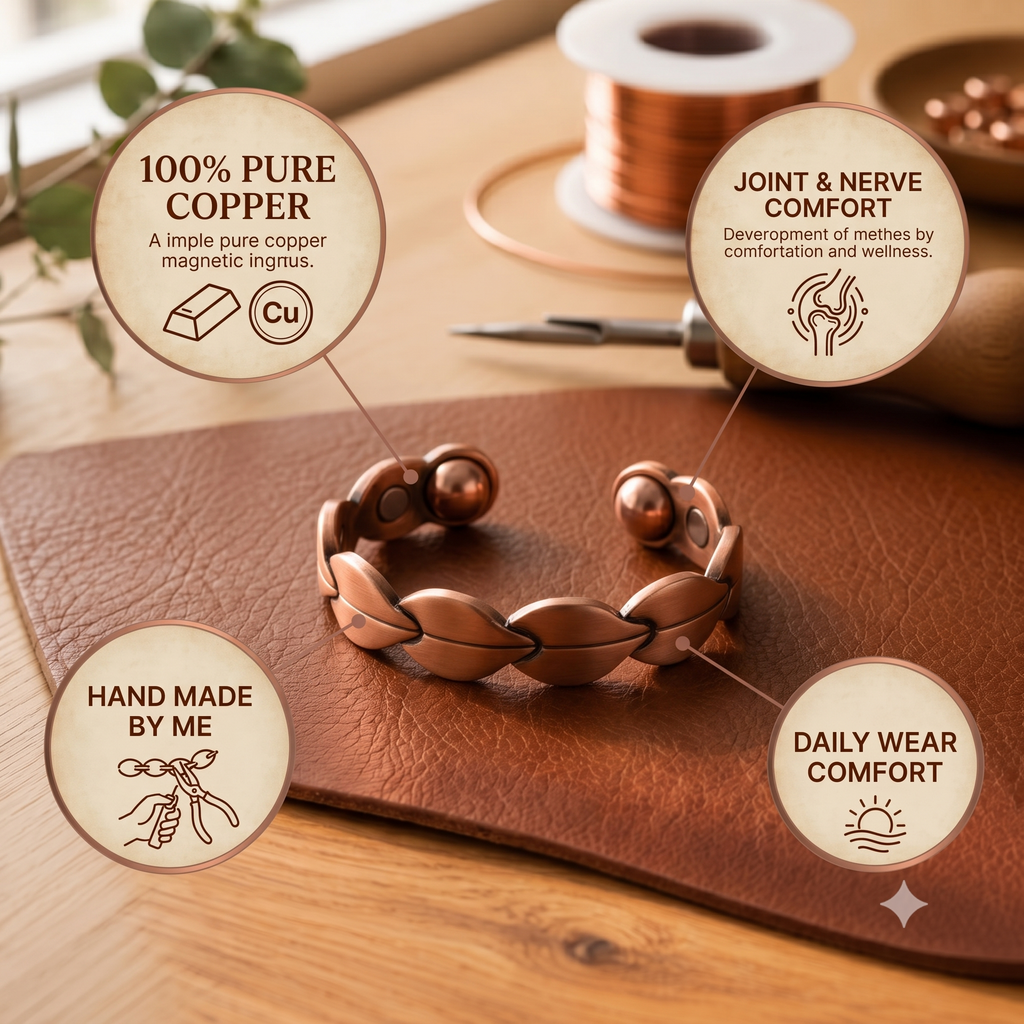 Patricia's Wreath Copper Ring