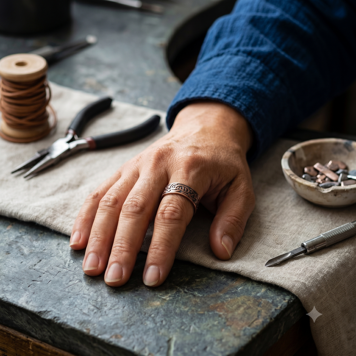 Mary's Nub Copper Ring