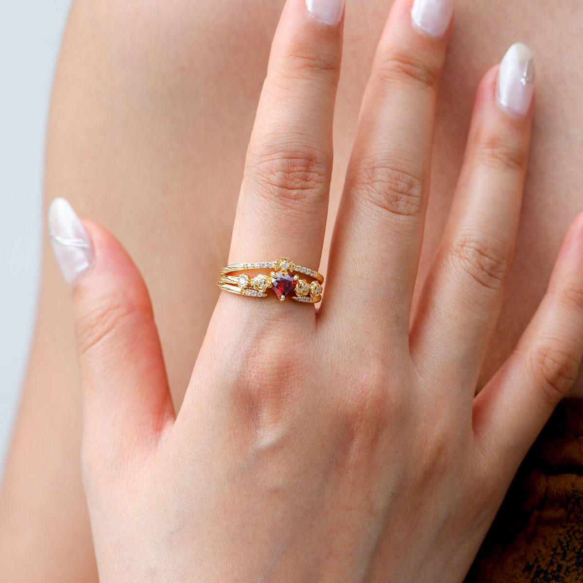 Sacred Heart Bloom Ring