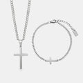 His Cross Set (Silver)