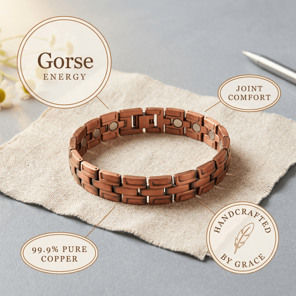 Mary'sGorse Men's Copper Bracelet
