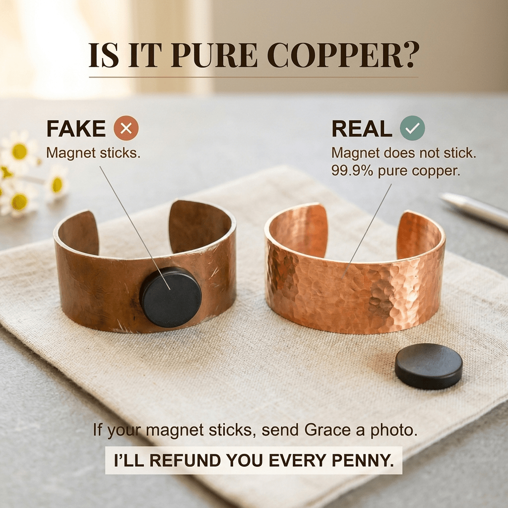 Mary'sGorse Men's Copper Bracelet