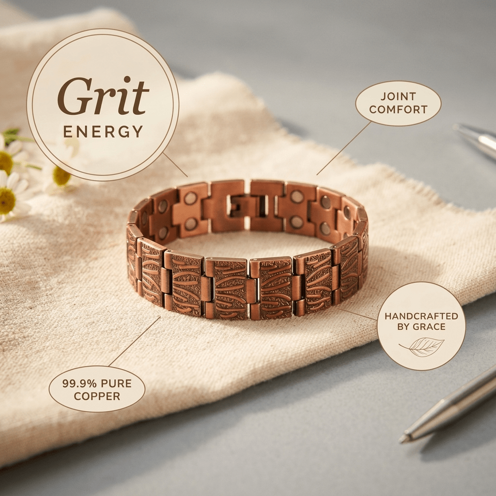 Mary's Grit Men's Copper Bracelet