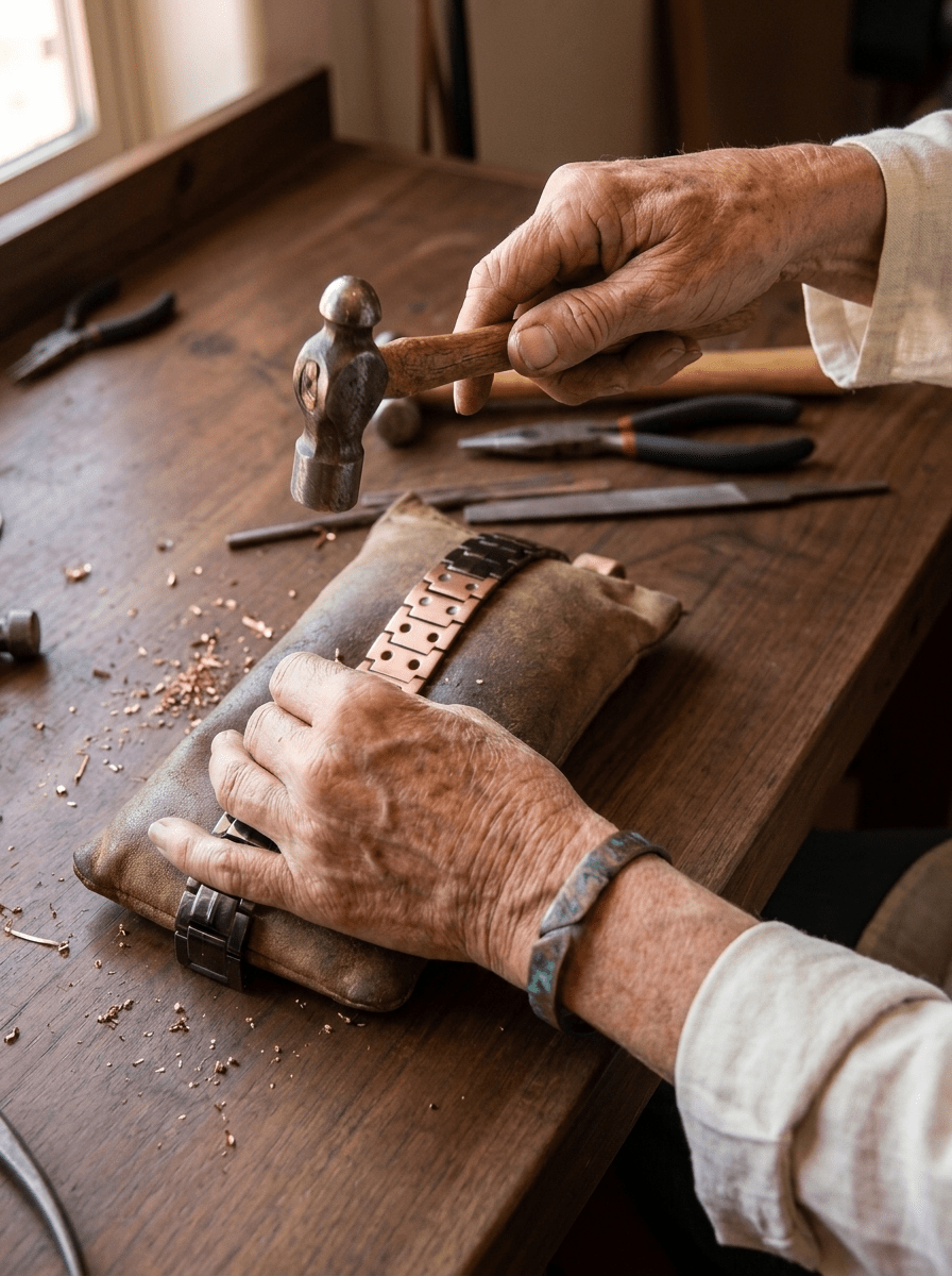 Mary'sOchre Men's Copper Bracelet