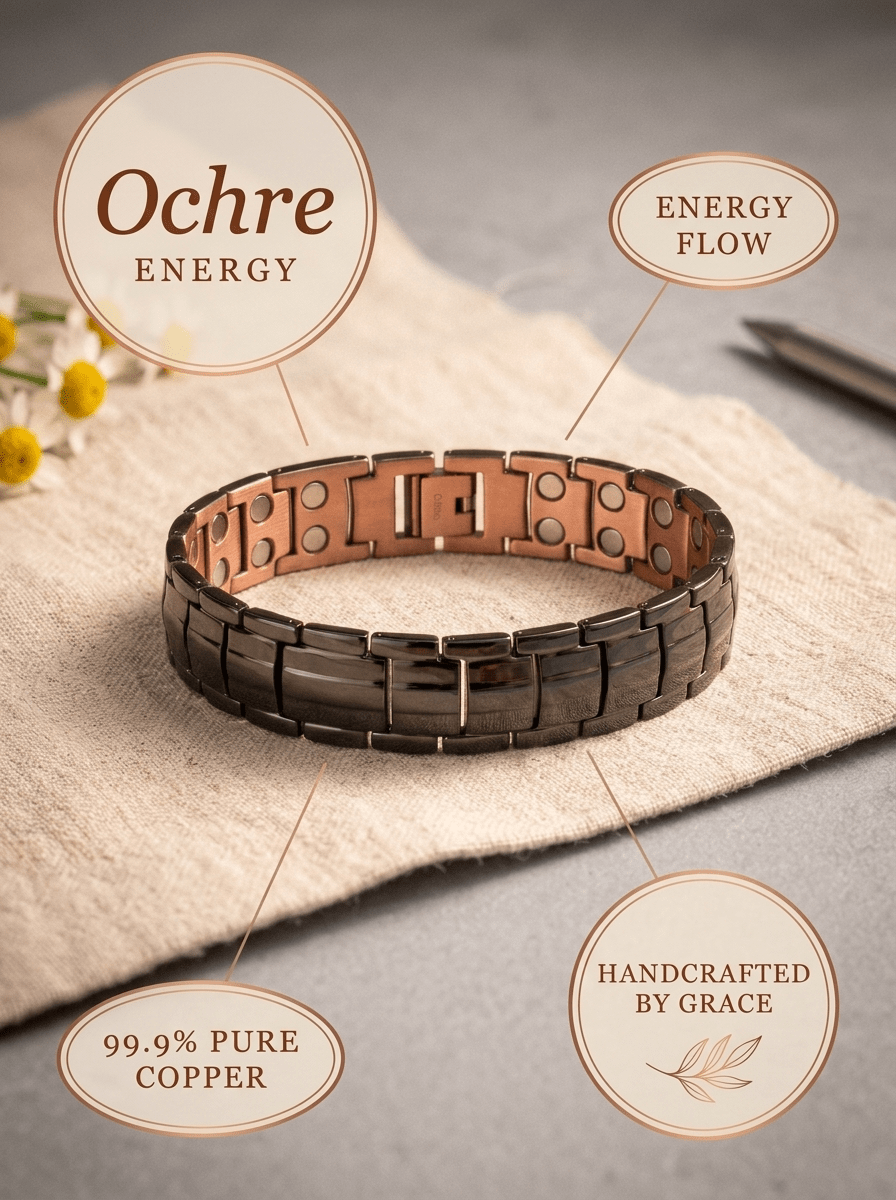 Mary'sOchre Men's Copper Bracelet