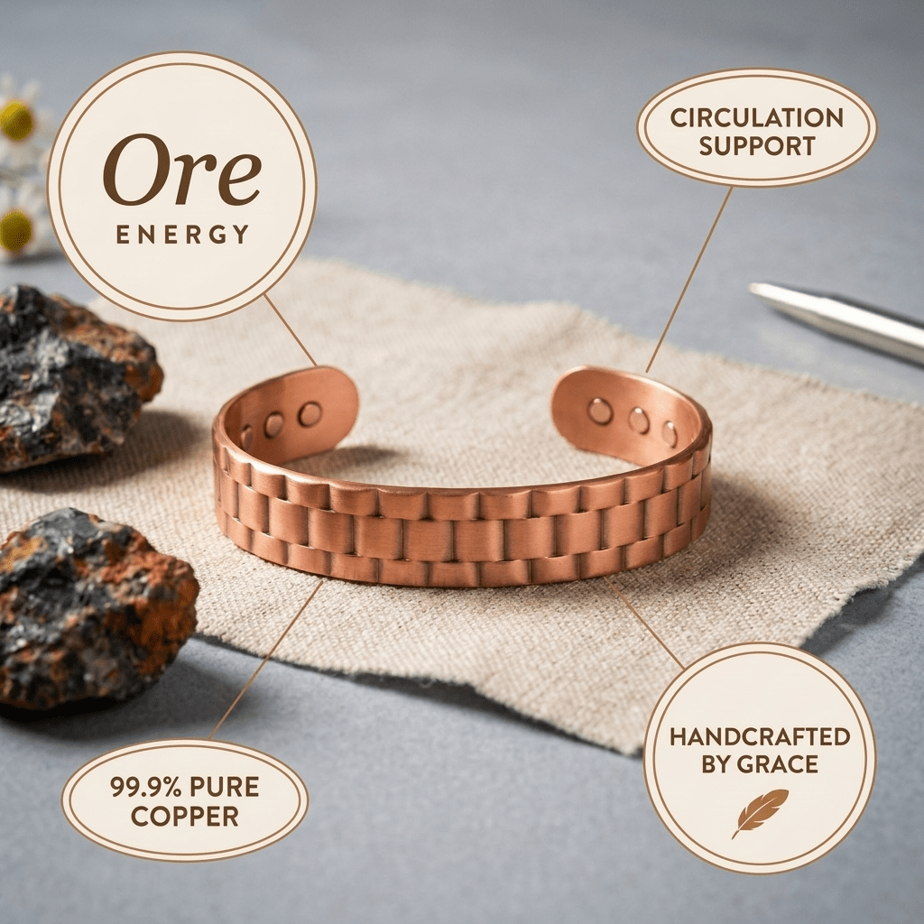 Mary's Ore Men's Copper Bracelet