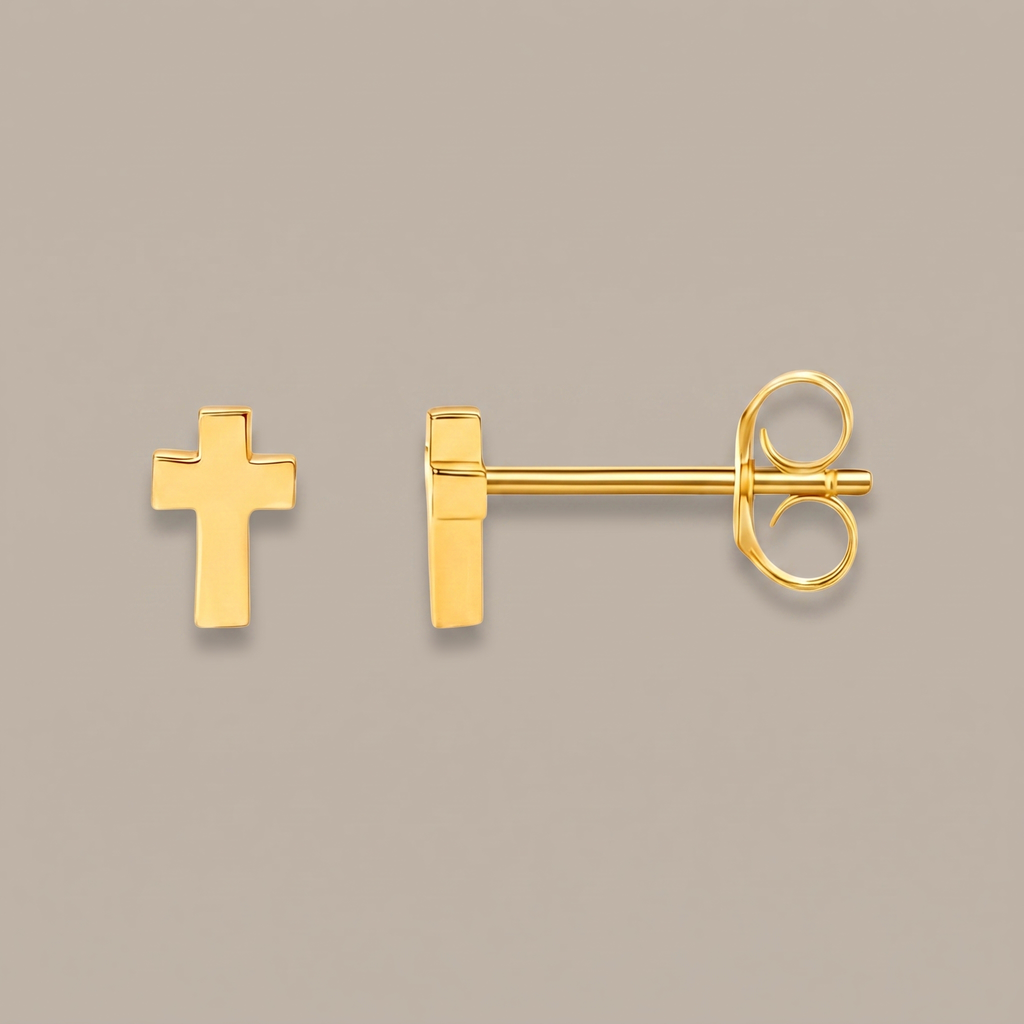 Slat Cross Earrings