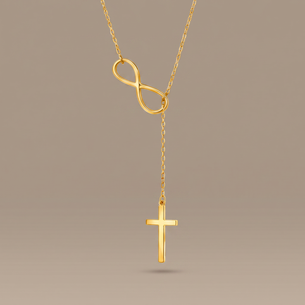 Stracka Infini Cross Necklace