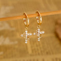 Cross & Crown Earrings